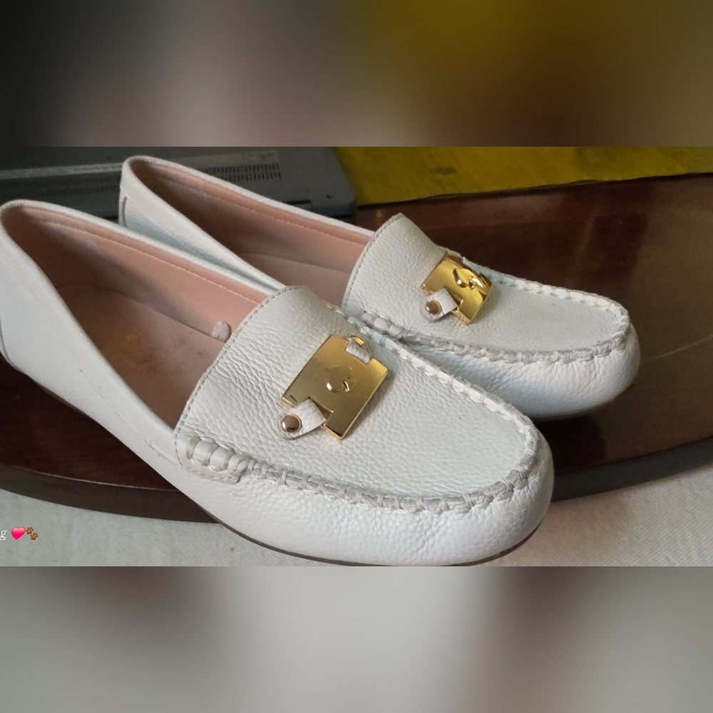Kate Spade Carmem slip on loafers.